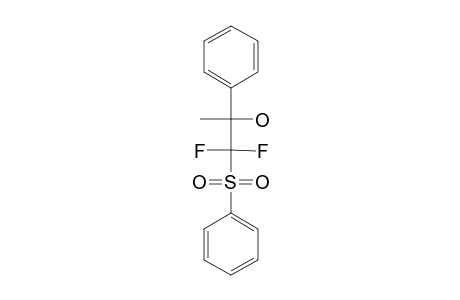 1-BENZENESULFONYL-1,1-DIFLUORO-2-PHENYL-PROPAN-2-OL