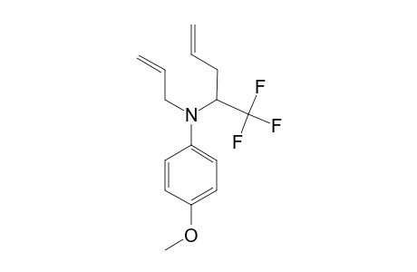 N-ALLYL-N-(4-METHOXYPHENYL)-[1-(TRIFLUOROMETHYL)-BUT-3-ENYL]-AMINE