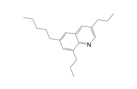 Quinoline, 6-pentyl-3,8-dipropyl-
