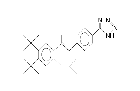 1-(4-[5-Tetrazolyl]-phenyl)-trans-2-(1,1,4,4-tetramethyl-7-isobutyl-6-tetralinyl)-propene