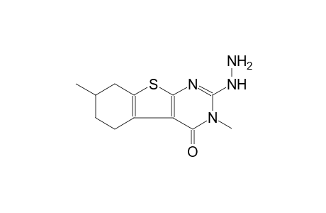 2-Diazanyl-3,7-dimethyl-5,6,7,8-tetrahydro-[1]benzothiolo[2,3-d]pyrimidin-4-one