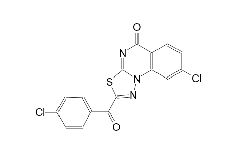 8-chloro-2-(4-chlorobenzoyl)-5H-[1,3,4]thiadiazolo[3,2-a]quinazolin-5-one