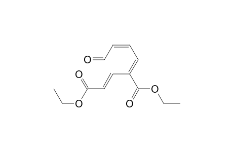 2-Pentenedioic acid, 4-(4-oxo-2-butenylidene)-, diethyl ester, (E,E,Z)-