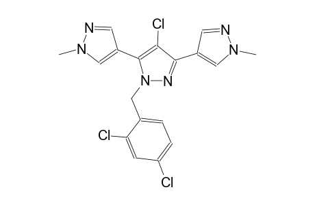4'-chloro-1'-(2,4-dichlorobenzyl)-1,1''-dimethyl-1H,1'H,1''H-4,3':5',4''-terpyrazole