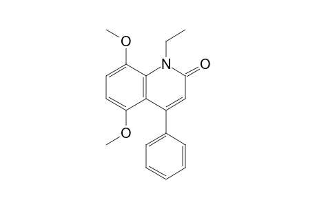 1-Ethyl-4-phenyl-5,8-dimethoxy-2(1H)-quinolinone