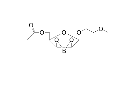 [2-ethyl-4-(2-methoxyethoxy)-3a,4,6,6a-tetrahydrofuro[3,4-d][1,3,2]dioxaborol-6-yl]methyl acetate