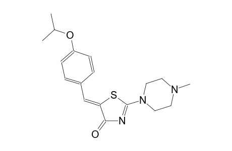 (5Z)-5-(4-isopropoxybenzylidene)-2-(4-methyl-1-piperazinyl)-1,3-thiazol-4(5H)-one