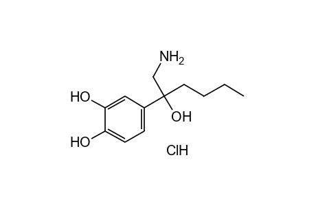 alpha-(AMINOMETHYL)-alpha-BUTYL-3,4-DIHYDROXYBENZYL ALCOHOL, HYDROCHLORIDE