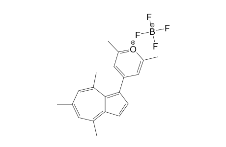 4-(4,6,8-TRIMETHYL-AZULEN-1-YL)-2,6-DIMETHYL-PYRANYLIUM-TETRAFLUOROBORATE;(RN=4',6',8'-ME3)