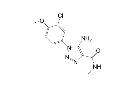 1H-1,2,3-triazole-4-carboxamide, 5-amino-1-(3-chloro-4-methoxyphenyl)-N-methyl-