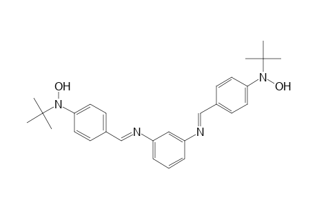 1,3-Benzenediamine, N,N'-bis[[4-[(1,1-dimethylethyl)hydroxyamino]phenyl]methylene]-