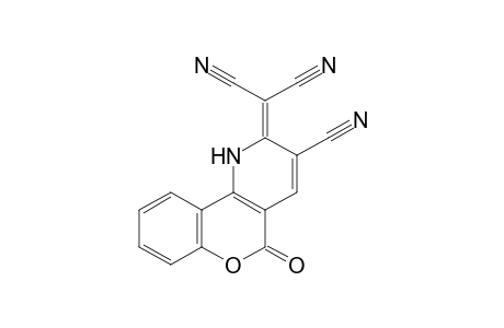 (3-cyano-5-oxo-1,5-dihydro-2H-chromeno[4,3-b]pyridin-2-ylidene)propanedinitrile