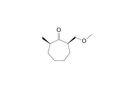 (2R,7R)-2-(methoxymethyl)-7-methylcycloheptanone