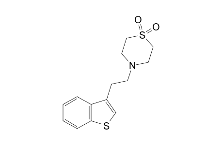 4-[2-(benzo[b]thien-3-yl)ethyl]thiomorpholine, 1,1-dioxide