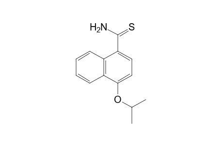 4-isopropoxythio-1-naphthamide