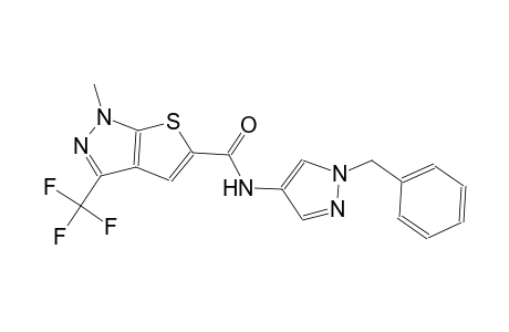 1H-thieno[2,3-c]pyrazole-5-carboxamide, 1-methyl-N-[1-(phenylmethyl)-1H-pyrazol-4-yl]-3-(trifluoromethyl)-