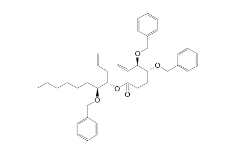 (4R,5R)-4,5-Dibenzyloxyhept-6-enoic acid (1'S,1"S)-1'-(1"-benzyloxyheptyl)-3'-butenyl ester