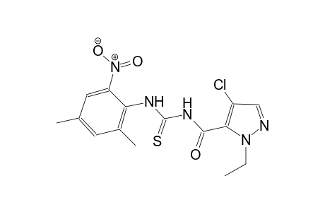 N-[(4-chloro-1-ethyl-1H-pyrazol-5-yl)carbonyl]-N'-(2,4-dimethyl-6-nitrophenyl)thiourea