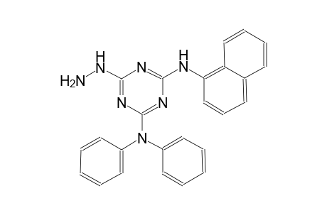 1,3,5-triazine-2,4-diamine, 6-hydrazino-N~2~-(1-naphthalenyl)-N~4~,N~4~-diphenyl-