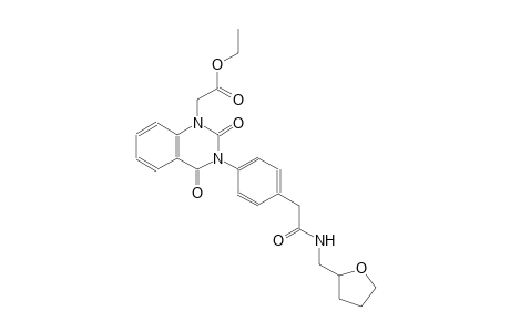 ethyl (2,4-dioxo-3-(4-{2-oxo-2-[(tetrahydro-2-furanylmethyl)amino]ethyl}phenyl)-3,4-dihydro-1(2H)-quinazolinyl)acetate
