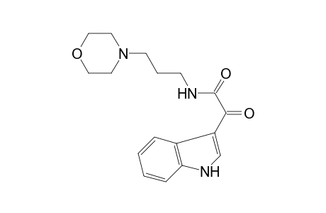 2-(1H-Indol-3-yl)-N-[3-(4-morpholinyl)propyl]-2-oxoacetamide