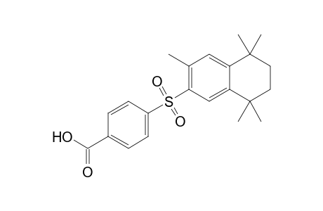 4-(1,1,4,4,7-pentamethyltetralin-6-yl)sulfonylbenzoic acid