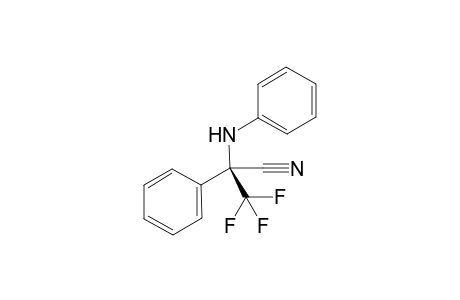 (S)-3,3,3-Trifluoro-2-phenyl-2-(phenylamino)propanenitrile