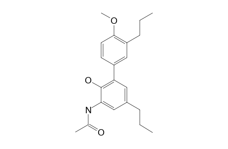 3-ACETAMIDO-4'-METHOXY-3',5-DIPROPYLBIPHENYL-2-OL