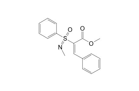 (E)-S-(1-Methoxycarbonyl-2-phenylethenyl)-S-phenyl-N-methylsulfoximine