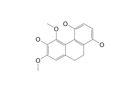 CALANHYDROQUINONE_A;1,4,6-TRIHYDROXY-5,7-DIMETHOXY-9,10-DIHYDROPHENANTHRENE