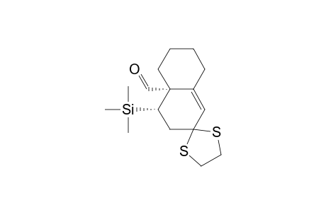 CIS-6-(OXOMETHYL)-5-(TRIMETHYLSILYL)-BICYCLO-[4.4.0]-DEC-1-EN-3-ONE-3-(ETHYLENEDITHIOACETALE)