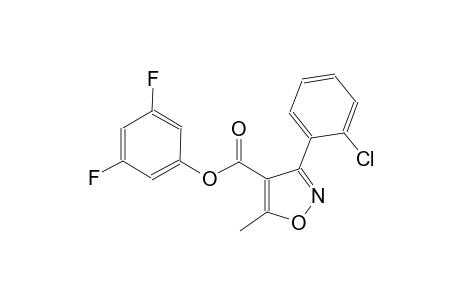 4-isoxazolecarboxylic acid, 3-(2-chlorophenyl)-5-methyl-, 3,5-difluorophenyl ester
