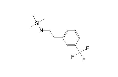 2-[3-(Trifluoromethyl)phenyl]ethylamine, N-trimethylsilyl-