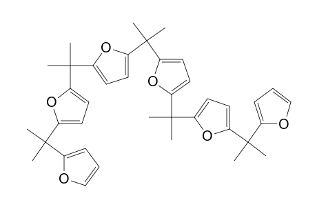 Furan, 2,2'-(1-methylethylidene)bis[5-[1-[5-[1-(2-furanyl)-1-methylethyl]-2- furanyl]-1-methylethyl]-