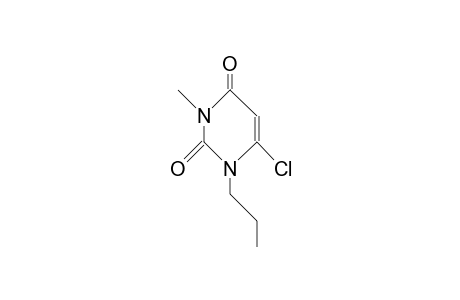 1-Propyl-3-methyl-6-chloro-2,4(1H,3H)-pyrimidinedione