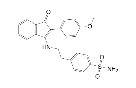 benzenesulfonamide, 4-[2-[[2-(4-methoxyphenyl)-1-oxo-1H-inden-3-yl]amino]ethyl]-
