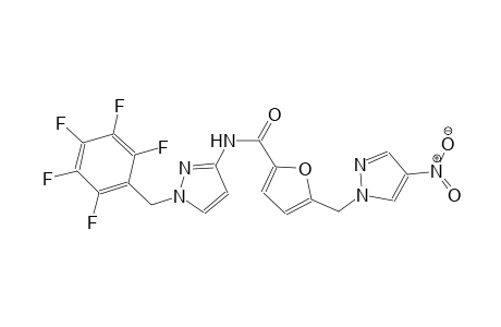 5-[(4-nitro-1H-pyrazol-1-yl)methyl]-N-[1-(2,3,4,5,6-pentafluorobenzyl)-1H-pyrazol-3-yl]-2-furamide