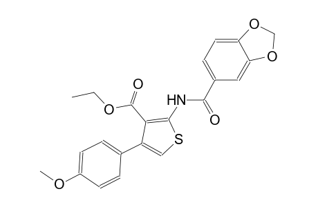 ethyl 2-[(1,3-benzodioxol-5-ylcarbonyl)amino]-4-(4-methoxyphenyl)-3-thiophenecarboxylate