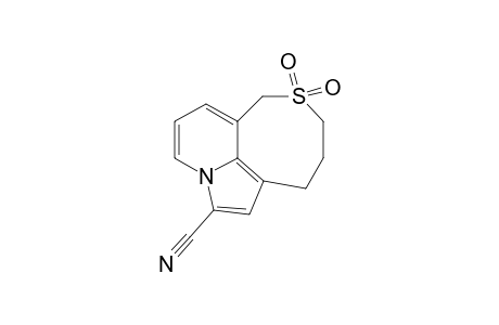 7-Cyano-1H,3H-4,5-dihydrothiocino[3,4,5-hi]indolizine - S-dioxide