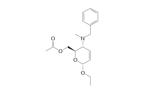 ETHYL-6-O-ACETYL-4-(N-BENZYL)-METHYLAMINO-2,3,4-TRIDEOXY-ALPHA-D-ERYTHRO-HEX-2-ENOPYRANOSIDE