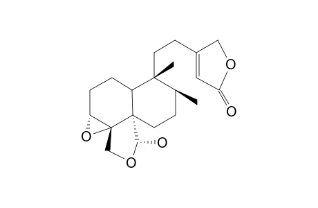 3A,4:18,19-DIEPOXY-19-HYDROXY-cis-CLERODA-13(14)-ENE-15,16-OLIDE