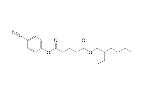 Glutaric acid, 2-ethylhexyl 4-cyanophenyl ester