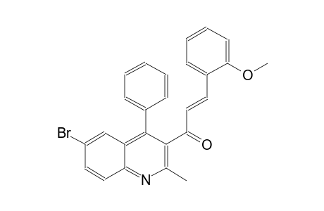 2-propen-1-one, 1-(6-bromo-2-methyl-4-phenyl-3-quinolinyl)-3-(2-methoxyphenyl)-, (2E)-