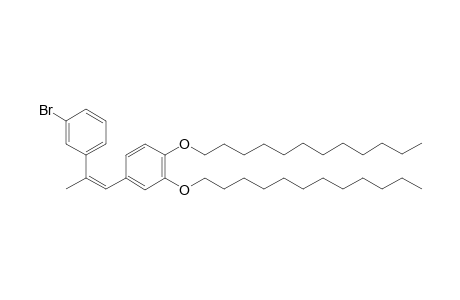 E-1-[ 3',4'-bis( Dodecyloxy)phenyl-2'-( 3'-bromophenyl)propene
