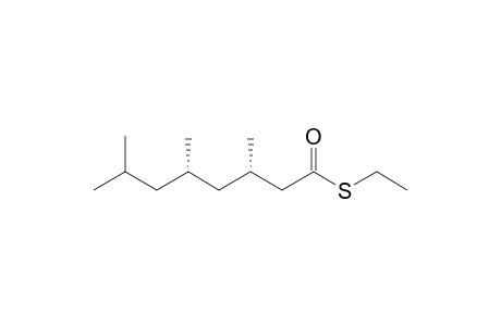 (3S,5S)-S-Ethyl 3,5,7-trimethyloctanethioate