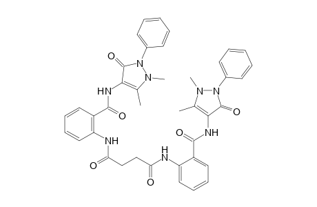 N1 ,N4-bis[2-(4-aminoantipyrine-4-carbonyl)phenyl]succinamide