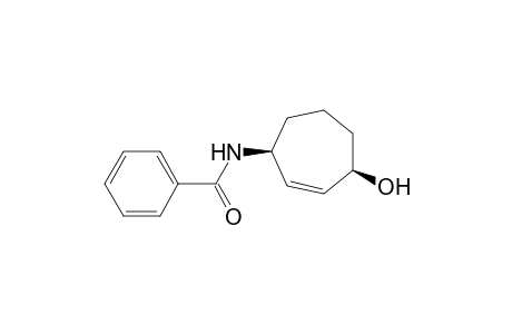 N-[(1S,4R)-4-hydroxy-1-cyclohept-2-enyl]benzamide