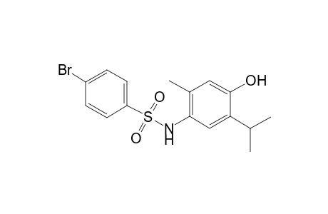 4-Bromo-N-(4-hydroxy-5-isopropyl-2-methylphenyl)benzenesulfonamide