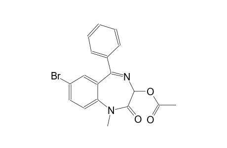 2H-1,4-benzodiazepin-2-one, 3-(acetyloxy)-7-bromo-1,3-dihydro-1-methyl-5-phenyl-