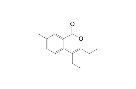 3,4-Diethyl-7-methyl-1H-isochromen-1-one